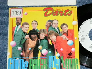 DARTS Japan 1980 White Label PROMO 7"45 COME BACK MY LOVE  - Picture 1 of 6