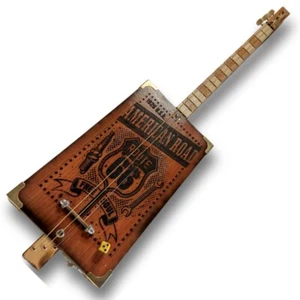 The American Road Cigar Box Guitar Matteacci's 3tpv - Imagen 1 de 7