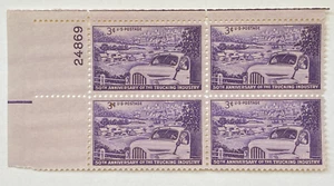 Scott #1025 Plate Block of Four - Free Shipping #2 - Picture 1 of 2