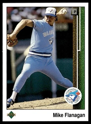 1989 Upper Deck Mike Flanagan Toronto Blue Jays #385 - Image 1 of 2