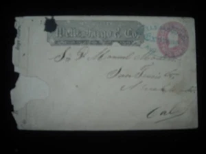 1870 Wells Fargo Aurora, NV to San Francisco, Ca (e15563) - Picture 1 of 1