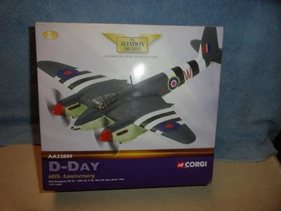 CORGI 1/72 aa32809 D-DAY DH Mosquito FB VI-HR118,3-W,No. 235 SQN ,JUNE 1944 - Image 1 of 4
