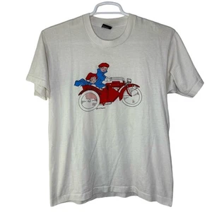 Vintage Screen Stars R Studios T Shirt Women's Large Single Stitch White Red - Picture 1 of 6