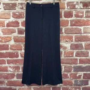 Ann Taylor Hose Damen 10 dunkelblau kurvig weites Bein Karriere Arbeitshose - Bild 1 von 8