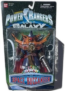 Figura de acción Power Rangers Lost Galaxy Space Buccaneer Bandai 1998 sin usar, en caja - Imagen 1 de 7