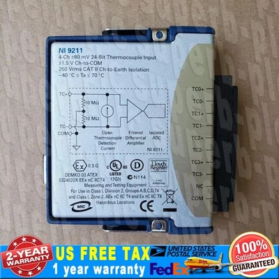 NEW National Instruments NI9211 NI-9211 FAST SHIPPING - Image 1 of 4