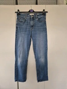 M&S Per Una Denim Women's Straight Leg Jeans UK 12 Blue Regular Length Casual - Picture 1 of 5