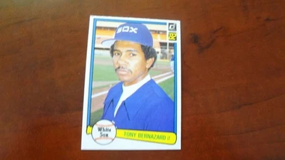 1982 DONRUSS #  143  ANTONIO BERNAZARD  BASEBALL CARD - Image 1 of 2