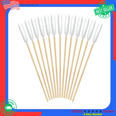 Dog Ear Cleaning Swab - Professional 6 inch Bamboo Sticks Extra-Long Cotton Swab - Image 1 of 4