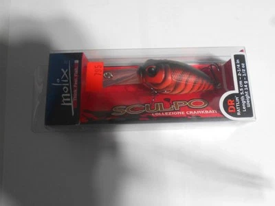 Molix Sculpo DR Rattlin Crankbait SCDRR-126 Ghost Minnow Deep Runner 1/2 oz 2-1/4 Foto 1 de 4