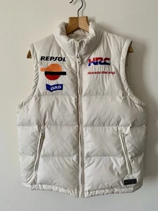 Honda Racing Weste Größe M Daunen Gefüllt Repsol Gas Vintage Retro Neu Ungetragen - Bild 1 von 9