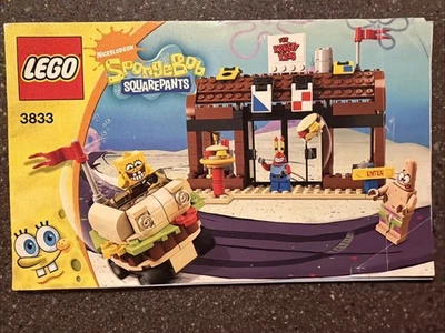 LEGO Spongebob Squarepants Instruction Manual 3833 Booklet - Image 1 of 4