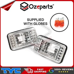 Set Pair Indicator Guard Repeater Light Flasher For Toyota Landcruiser 80 Series - Picture 1 of 3