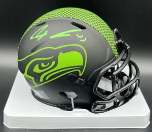 Jaxon Smith-Njigba signed handsigniert Seahawks Eclipse Mini Helm Beckett BAS - Bild 1 von 2