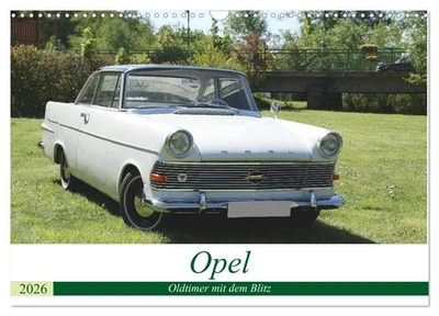 Opel Oldtimer mit dem Blitz (Wandkalender 2026 DIN A3 quer), CALVENDO Monatskale - Bild 1 von 4