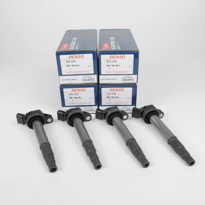 Juego de 4 bobinas de encendido DENSO OEM 2ZRFE 90919-02258 1,8 L Toyota Corolla Prius Foto 1 de 4