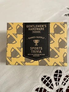 Sports Trivia game by Games Supply Gentlemen's Hardware - NEW - Picture 1 of 3