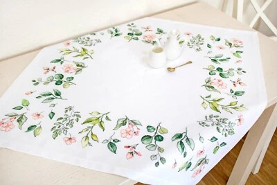 DIY Counted Cross Stitch Tablecloth "Table napkin 18" Embroidery Kit Rectangle - Image 1 of 3