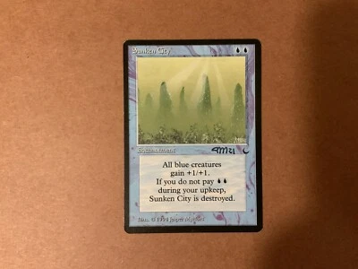 MTG Magic Sunken City Signed Artist Proof x1 The Dark DRK Jesper Myfors - Image 1 of 2