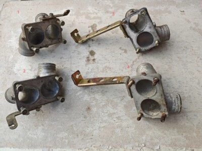 WEBER DCNF INTAKE MANIFOLD INLET PIPE DUCATI PASO 750 906 900SS - Image 1 of 2