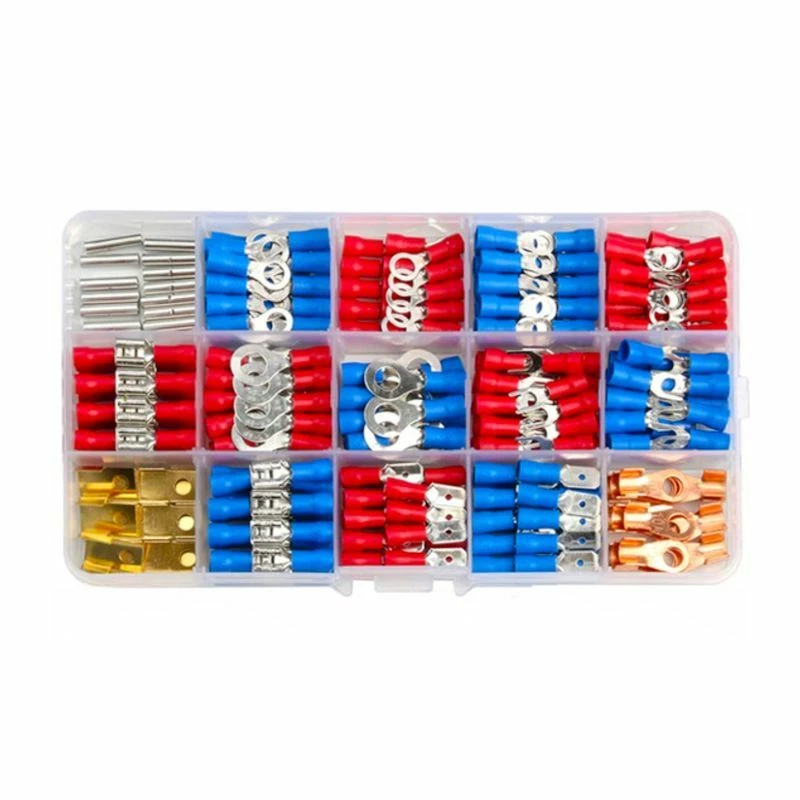 LED LEDS SET TERMINALI PREISOLATI CAVI ELETTRICI CAPICORDA ASSORTITI KIT 300 PEZZI