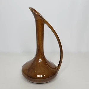 Vintage Van Briggle Signed Art Pottery Tall Pitcher Ewer Vase Brown 11.75" Tall - Picture 1 of 8
