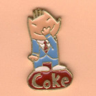 Barcelona Olympiad 92 Cobi Coke  In A Blue Suit And Smiling Very Rare To Obtain