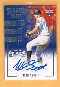 2016 Elite Extra Edition Wesley Scott Autograph USA Baseball