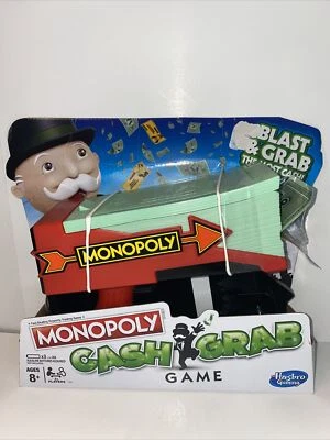 NEW! Monopoly Cash Grab Game - Blast Gun Hasbro Family Game Night Christmas Gift - Image 1 of 4