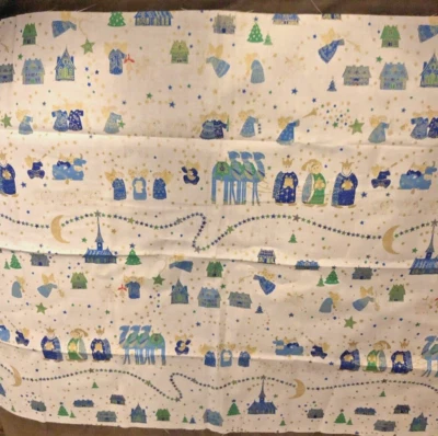 Christmas Nativity Angels w/ 3 Kings & Camels by Quilting Treasures BTFQ - Image 1 of 4