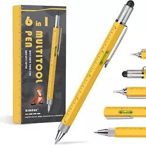 Stocking Stuffers Christmas Gifts for Men, 6 in 1 Multitool Pen Set, Cool Gadget - Picture 1 of 6