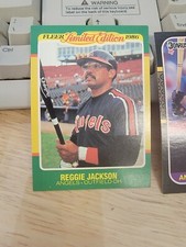 1986 Fleer Limited Edition Reggie Jackson California Angels #26