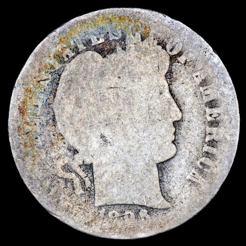 1896-O BARBER DIME ✪ AG ABOUT GOOD ✪ 10C SILVER COIN SCARCE DATE S909 ◢TRUSTED◣ Cover