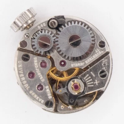 Vintage Universal Genève Caliber 542 17-Jewel Wristwatch Movement, Runs a Bit - Image 1 of 4
