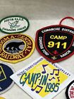 Badges patchs scout, etc. Lot 30 années 1950-2000 + prix Eagle Camp Cub Leader