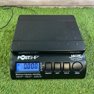 ABCON POSTSHIP Digital Postal Scales - Capacity 44lb/20kg - Power+Battery - Used