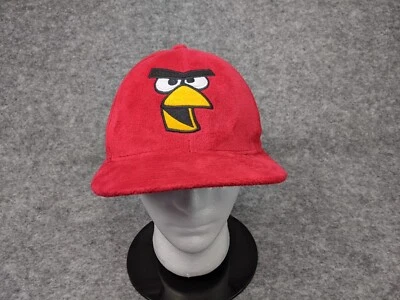 Angry Birds Cap Red Velour Snap back adjustable Hat - Image 1 of 4