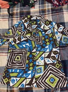Kaktus Jacket Artsy Tribal Geometric Colorful Medium Bold Colorful 3/4 Sleeves - Picture 1 of 5