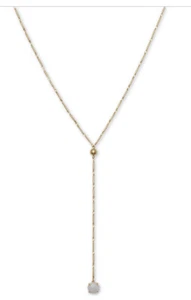 Lucky Brand 246951 Womens Gold-Tone Stone Lariat Y-Necklace - Picture 1 of 1