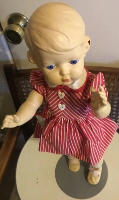 Molde original Schildekrot boneca celulóide marca tartaruga 17,5” #45 leitura - Imagem 1 de 4