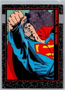 1992 SkyBox DC Comics Doomsday The Death of Superman #1 Behold, The Hero! - Picture 1 of 2