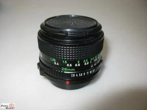 Objetivo Gran Angular Canon FD 2,8/28 Mm Para AE-1, A1, T70, F1 - Imagen 1 de 3