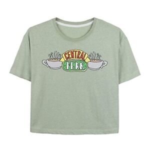 T-shirt femme à manches courtes Friends vert clair (Taille : (IMPORTATION BRITANNIQUE) T-shirt NEUF