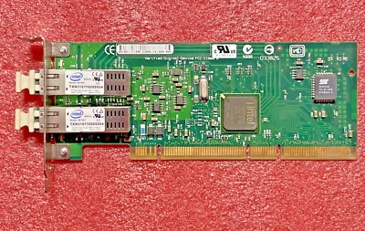 INTEL PRO/1000 MF DUAL PORT PCI-X Netzwerk Adapter PWLA8492MFBLK5 Low Profile - Bild 1 von 4