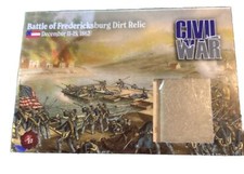 2023 Historic Autographs Civil War Battle Of Fredricksburg Dirt Relic 1/200
