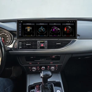 14,9" per AUDI A6 C6 S6 3G Android TouchScreen Auto GPS Stereo Radio WIFI Carplay - Foto 1 di 22