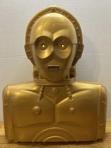Custodia porta figurine Star Wars C-3PO 1983 VINTAGE - luci e suoni - Kenner CPG - Foto 1 di 11