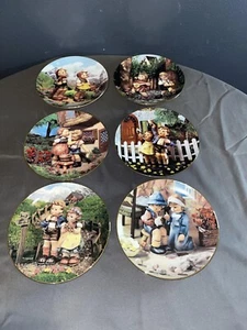 Hummel Collectable Plates Little Companions Series Lot of 6 numbered - Picture 1 of 8