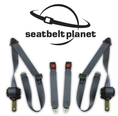 1988-1995 Toyota Pickup Extended Cab Driver Passenger Bench Seat Belt Kit Custom - Image 1 of 4