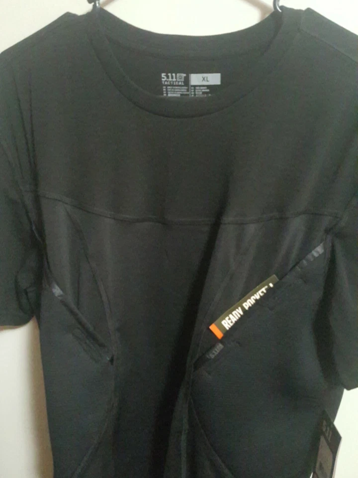 5.11 Tactical Cams Short Sleeve Pistol Ready CCW Base Layer Size XL